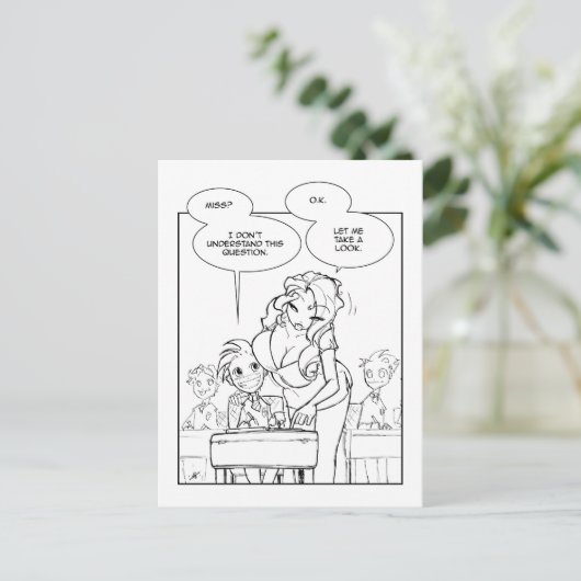 Fave Teacher Briefkaart (Staand voorkant)