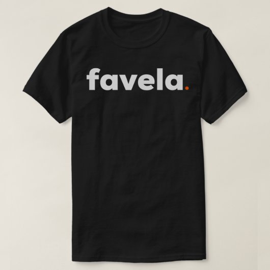 Favela Brasil Rio de Janeiro Braziliaans Gif T-shirt (Design voorkant)