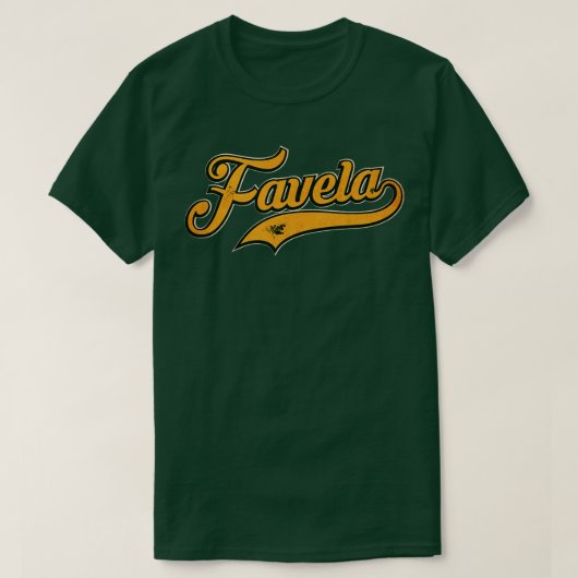 Favela van Brazilië T-shirt (Design voorkant)
