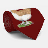 Faverolle Hen Stropdas (Opgerold)