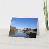 Faversham Creek, Engeland, met Paddle Boarder Kaart (Voorkant)