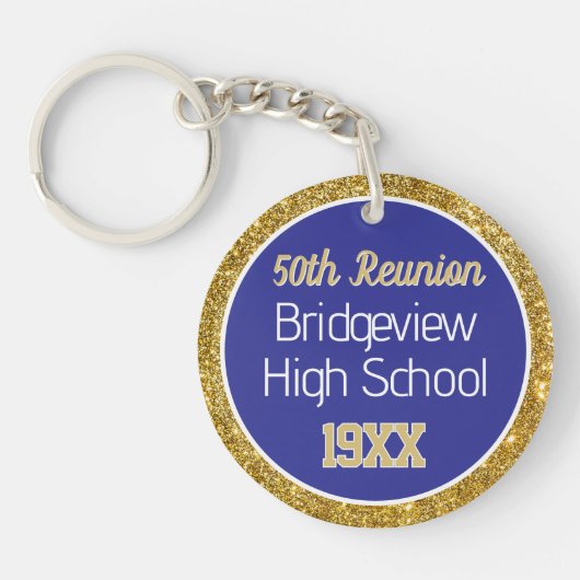 Favor!! 50ste klasreünie sleutelhanger (Voorkant)