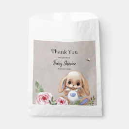 Favor Baby showers tassen met schattig design. Bedankzakje