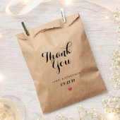 Favor Bag - Dank je Bedankzakje (Geknipt)