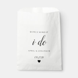 Favor Bag - Donut Mind als ik hart doe Bedankzakje