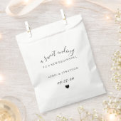 Favor Bag - Een zoet einde Bedankzakje (Geknipt)