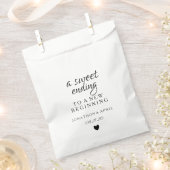 Favor Bag - een zoet einde Bedankzakje (Geknipt)