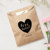 Favor Bag - Love is Sweet Bedankzakje (Gezegeld)