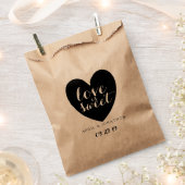 Favor Bag - Love is Sweet Bedankzakje (Geknipt)