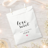 Favor Bag - Love is Sweet Bedankzakje (Geknipt)