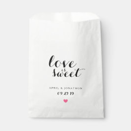 Favor Bag - Love is Sweet Bedankzakje
