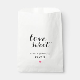Favor Bag - Love is Sweet Bedankzakje