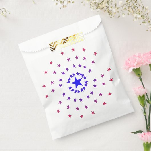 Favor Bag - Star Circles Bedankzakje (Gezegeld)