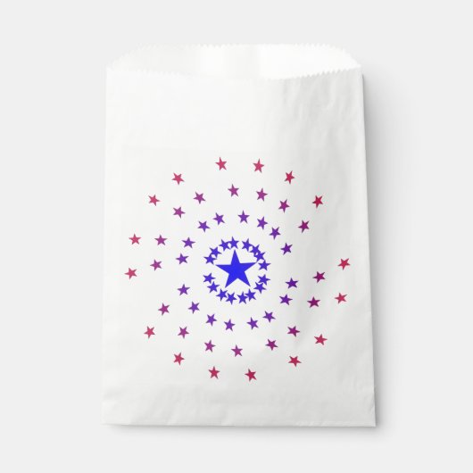 Favor Bag - Star Circles Bedankzakje (Voorkant)