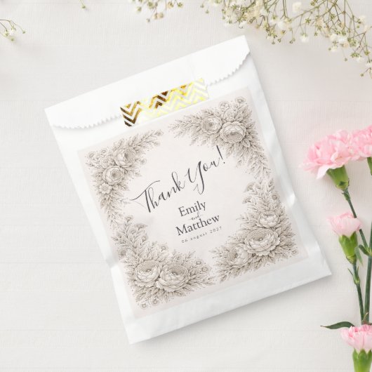 Favor Bags Bedankzakje (Gezegeld)