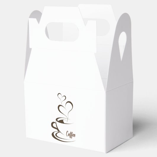 Favor Box coffeesing 2023 Bedankdoosjes (Geopend)