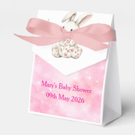 Favor Box-Editable Pink Chinoiserie Favor Box Bedankdoosjes