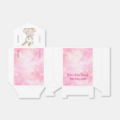 Favor Box-Editable Pink Chinoiserie Favor Box Bedankdoosjes (Uitgevouwen)