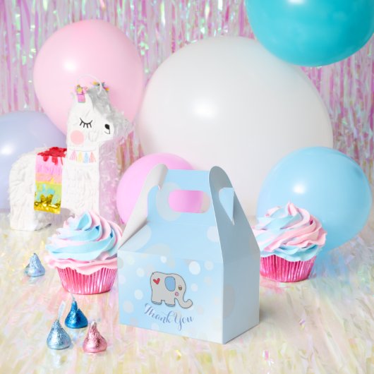 Favor Box - Elefante Bebé Bedankdoosjes (Feest)