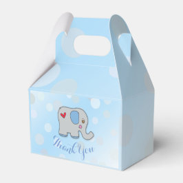 Favor Box - Elefante Bebé Bedankdoosjes