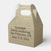 Favor Box - Familie bijeenkomst Bedankdoosjes (Achterkant)