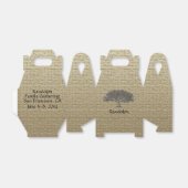 Favor Box - Familie bijeenkomst Bedankdoosjes (Uitgevouwen)