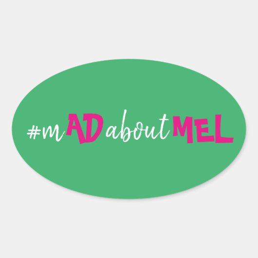 Favor Box Hashtag Bachelorette Stickers (Voorkant)