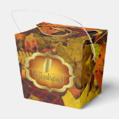 Favor Box - Herfstbladeren Happy Thanksgiving Bedankdoosjes (Achterkant)
