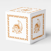 Favor Box - Hoorn van Overvloed Bedankdoosjes (Voorkant Zijde)