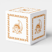 Favor Box - Hoorn van Overvloed Bedankdoosjes (Achterkant)