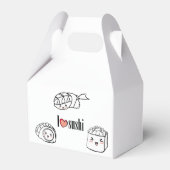 Favor Box - Ik hou van Sushi Bedankdoosjes (Achterkant)