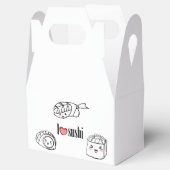 Favor Box - Ik hou van Sushi Bedankdoosjes (Geopend)