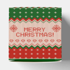 Favor Box "KERSTTRUI" Cadeaudoos Bedankdoosjes