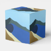 Favor Box Kleuren van Mt Tamalpias Schilderen Bedankdoosjes (Achterkant)