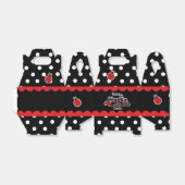 Favor Box Lady bug verjaardag Meisje Bedankdoosjes (Uitgevouwen)