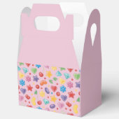 “Favor Box – Roze Snoep & Sterren Feestcadeau Doos Bedankdoosjes (Open)