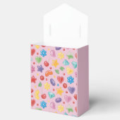 “Favor Box – Roze Snoep & Sterrenpatroon Cadeausdo Bedankdoosjes (Geopend)