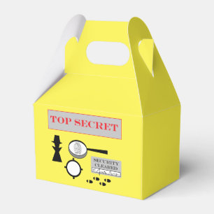 Favor Box "Secret Agent/Spy" Bedankdoosjes