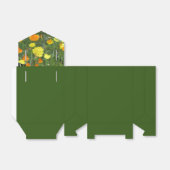 Favor Box Tent Style Wildflower Flap Design Bedankdoosjes (Uitgevouwen)