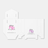 Favor Box - toekomstige Mrs Fab Shower Bedankdoosjes (Uitgevouwen)