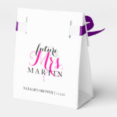 Favor Box - toekomstige Mrs Fab Shower Bedankdoosjes (Achterkant)