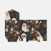 Favor box with Halloween pattern image Bedankdoosjes (Uitgevouwen)