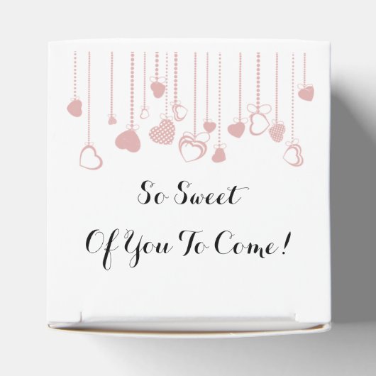 Favor Boxes Bedankdoosjes (Bovenkant)