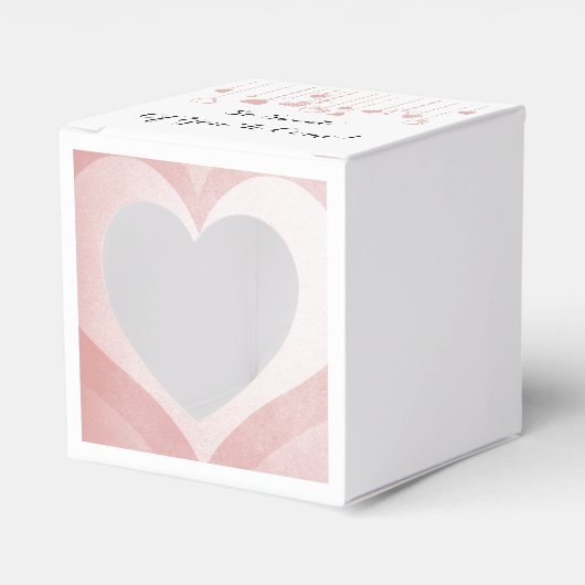 Favor Boxes Bedankdoosjes (Voorkant Zijde)