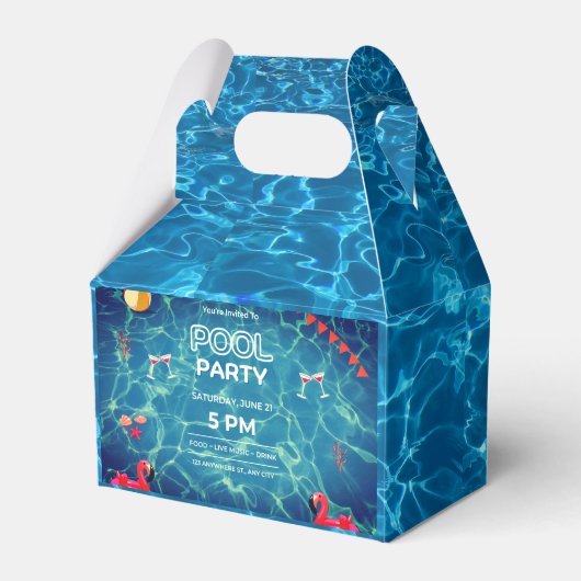 Favor Boxes Bedankdoosjes (Voorkant Zijde)