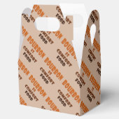 FAVOR BOXES - BOURBON is Comfort Food Bedankdoosjes (Geopend)