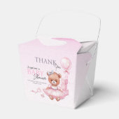 Favor Boxes for baby shower teddy bear. Bedankdoosjes (Voorkant Zijde)