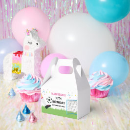 Favor Boxes Futbol Soccer Birthday girl party Bedankdoosjes