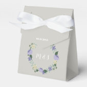 Favor boxes with bows, Elegant favor boxes Bedankdoosjes (Voorkant Zijde)