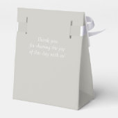 Favor boxes with bows, Elegant favor boxes Bedankdoosjes (Achterkant)